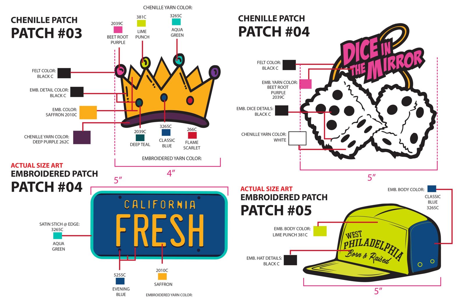 Fresh Prince Chenille Patch